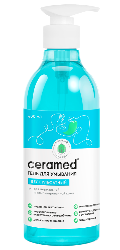 ГЕЛЬ ДЛЯ УМЫВАНИЯ БЕССУЛЬФАТНЫЙ, 400 МЛ